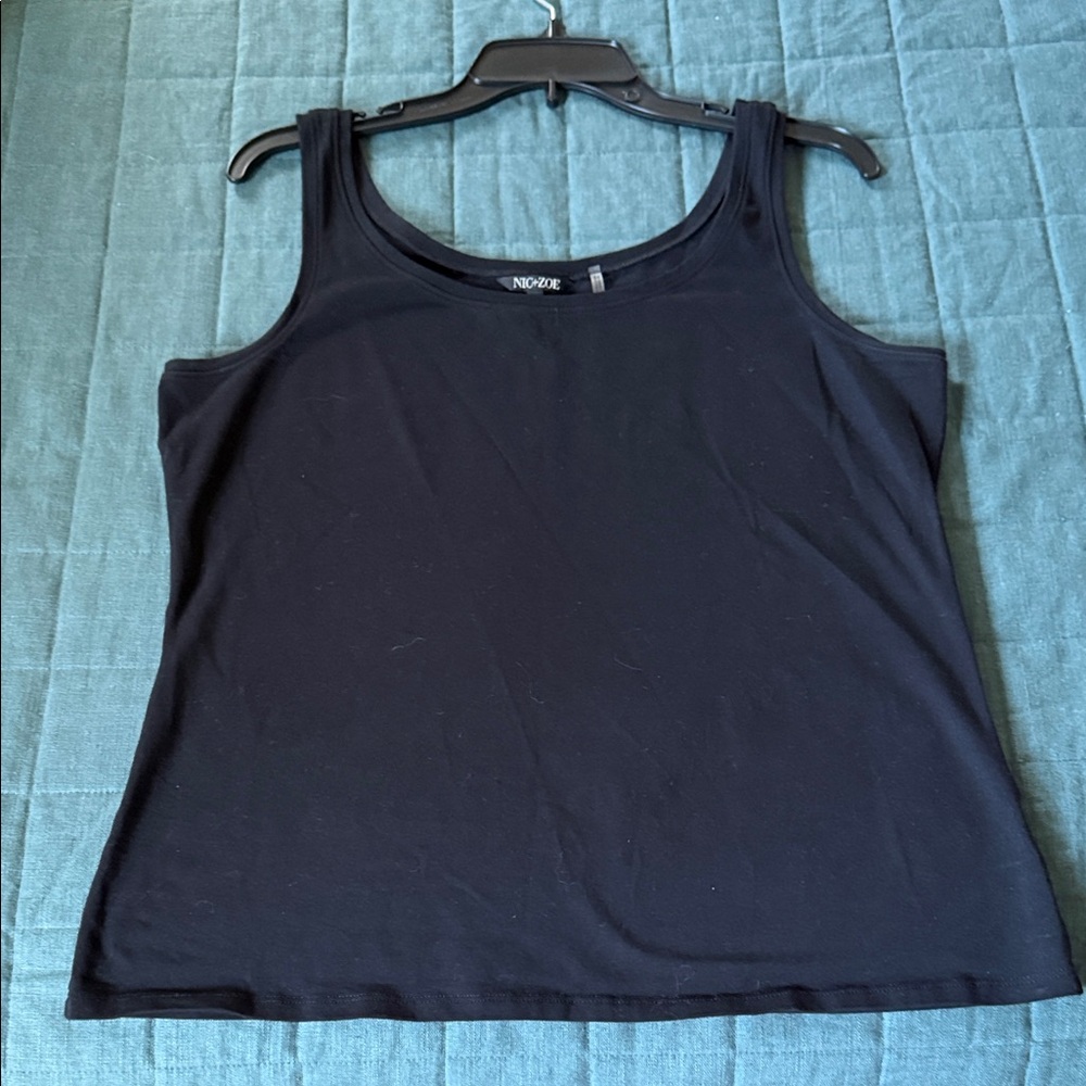 NIC+ZOE Classic Black Tank Top